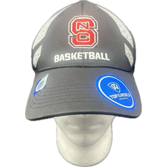 NC State Wolfpack NCSU Logo BLACK College Sports Basketball TOW 2016 ACC NWT - Picture 1 of 9